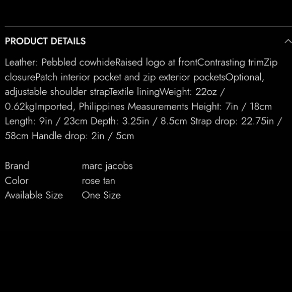 Marc Jacobs The Box 23 Pink Pebbled Leather Crossbody Handbag - Picture 13 of 13